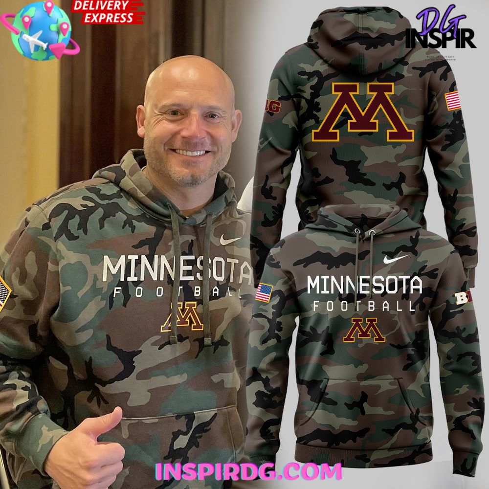 Minnesota Golden Gophers Military Appreciation 2025 Hoodie Gift For Sport Music Fans