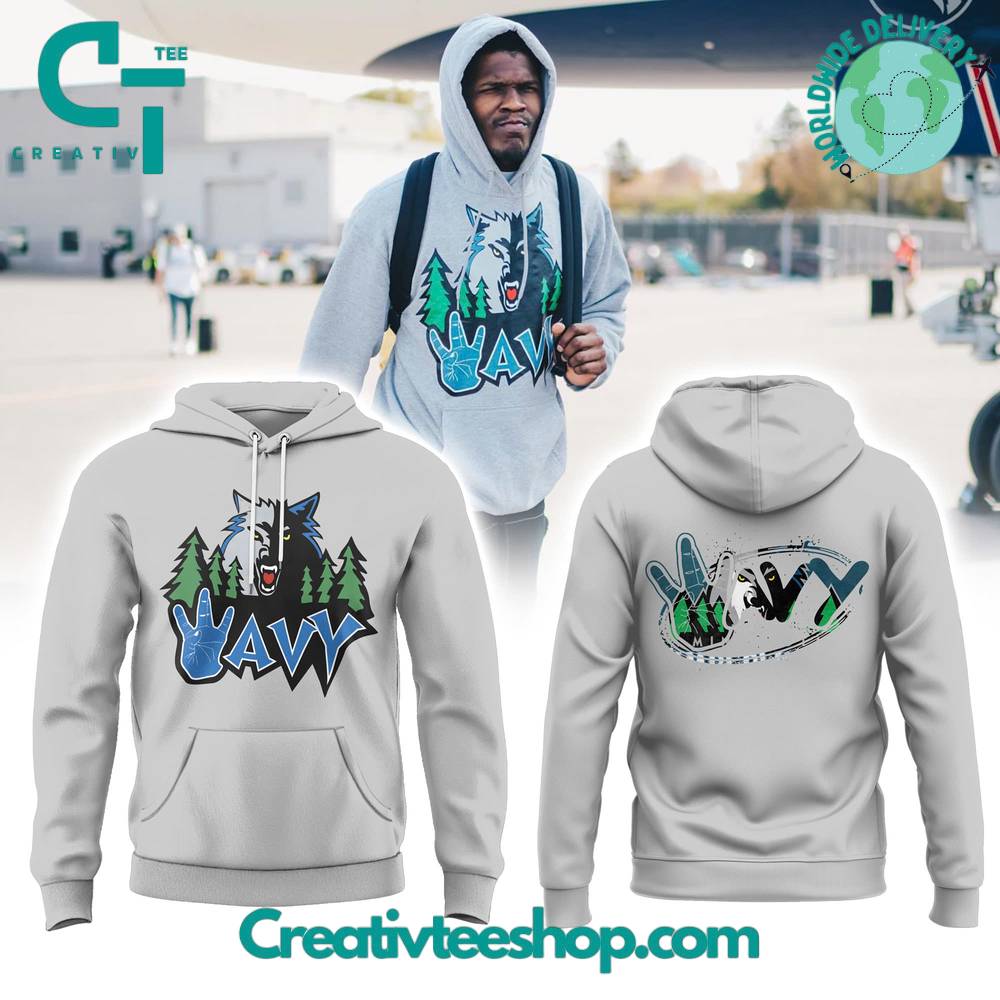 Minnesota Timberwolves Wavy Wolves Hoodie