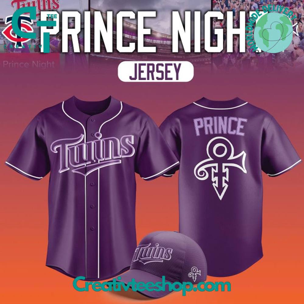Minnesota Twins Prince Night Special Baseball Jersey