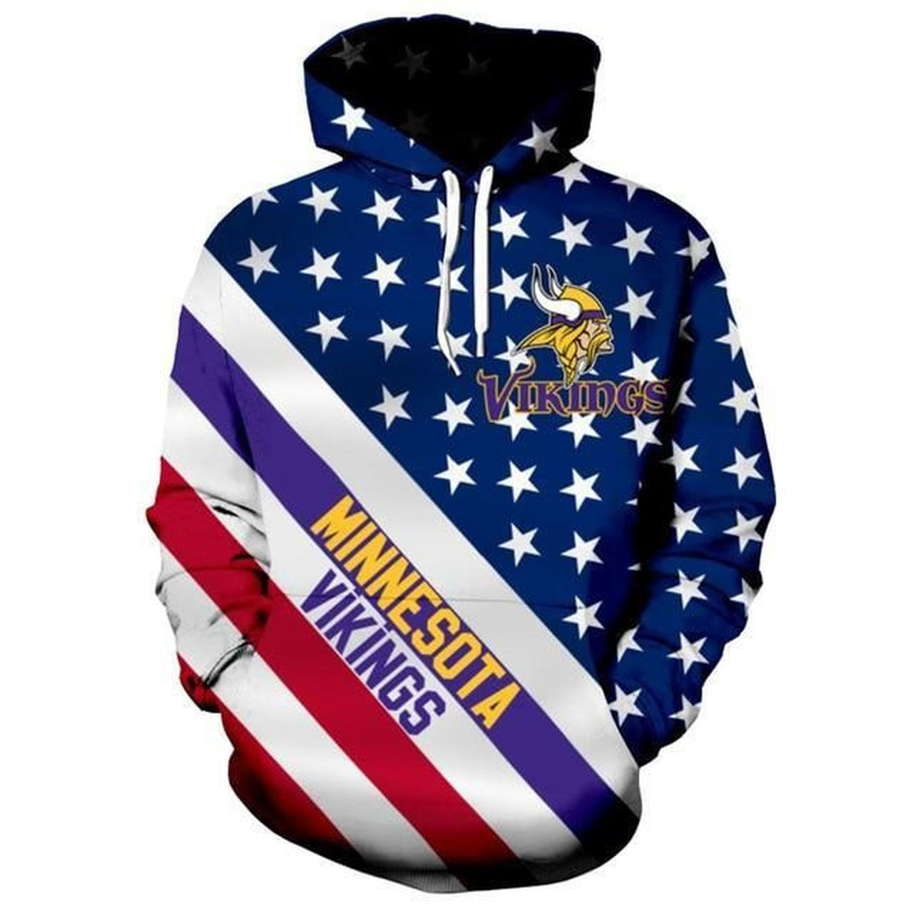 Minnesota Vikings Hoodie  Zip Hoodie Version 1694
