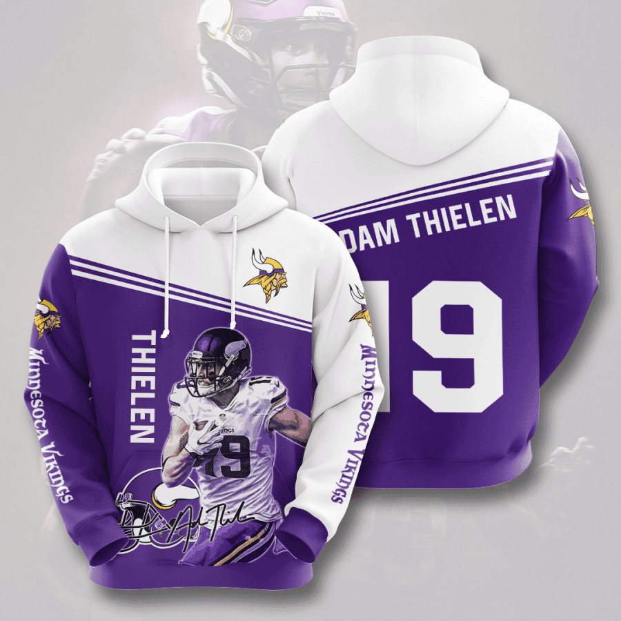 Minnesota Vikings Hoodie  Zip Hoodie Version 256