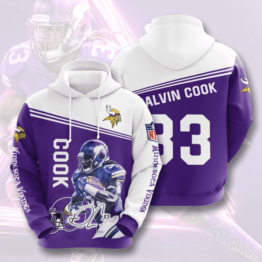Minnesota Vikings Hoodie  Zip Hoodie Version 275
