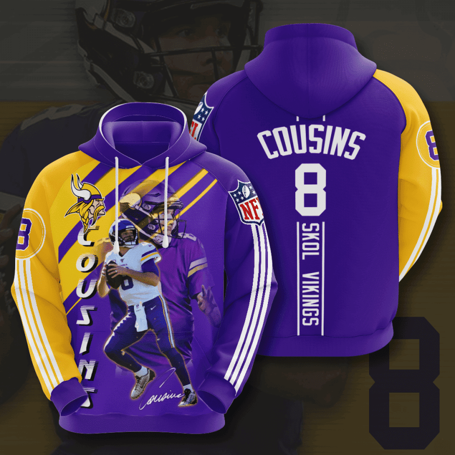 Minnesota Vikings Hoodie  Zip Hoodie Version 305