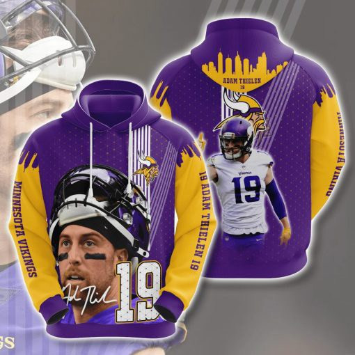 Minnesota Vikings Hoodie  Zip Hoodie Version 307