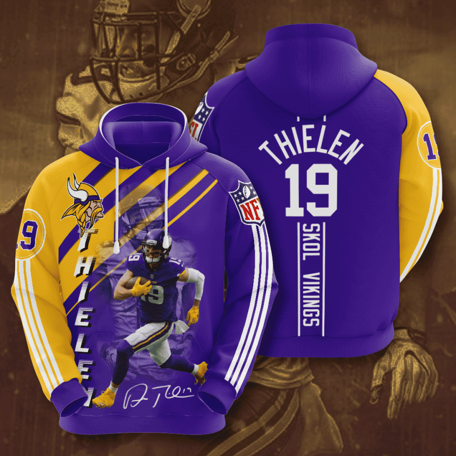 Minnesota Vikings Hoodie  Zip Hoodie Version 308