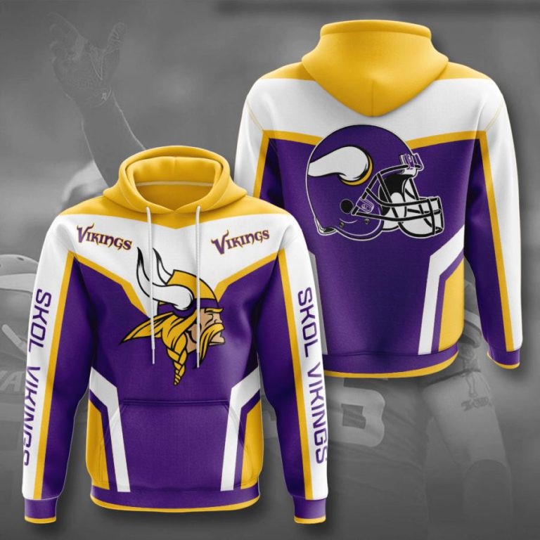 Minnesota Vikings Hoodie  Zip Hoodie Version 313