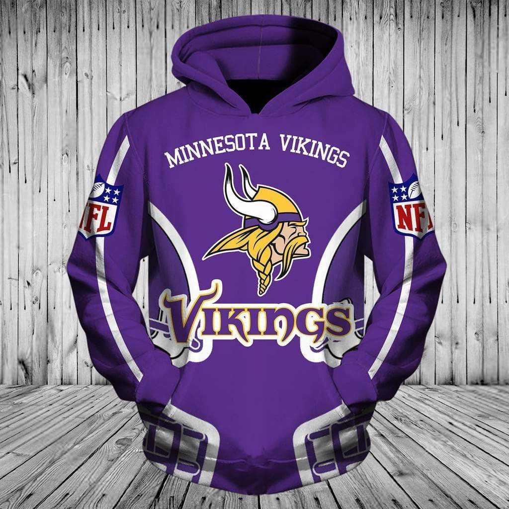 Minnesota Vikings Hoodie  Zip Hoodie Version 317