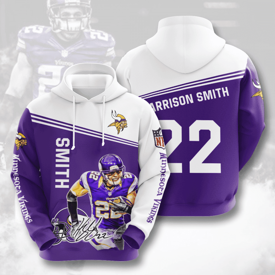Minnesota Vikings Hoodie  Zip Hoodie Version 319