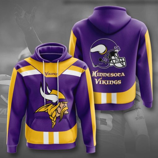 Minnesota Vikings Logo V3 NFL Football Team Hoodie