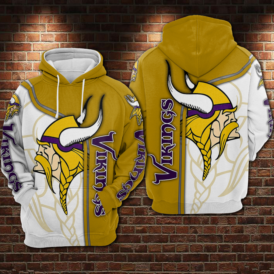 Minnesota Vikings Logo V5 NFL Football Team Hoodie