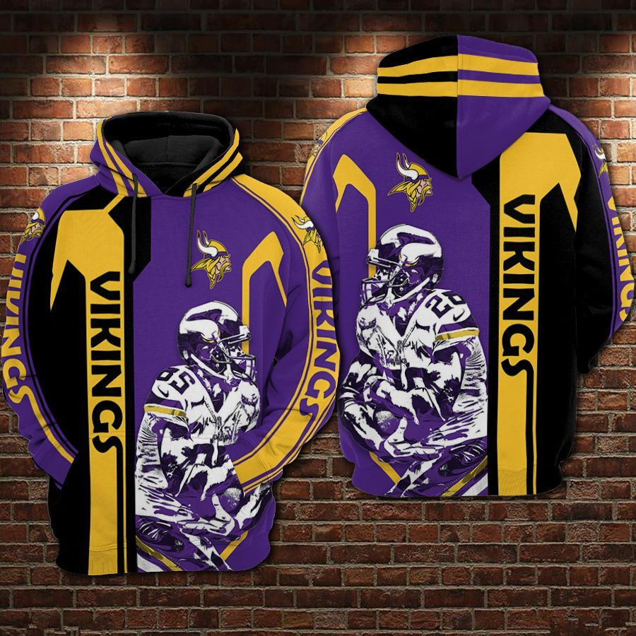 Minnesota Vikings Nfl Football Trae Waynes Hoodie