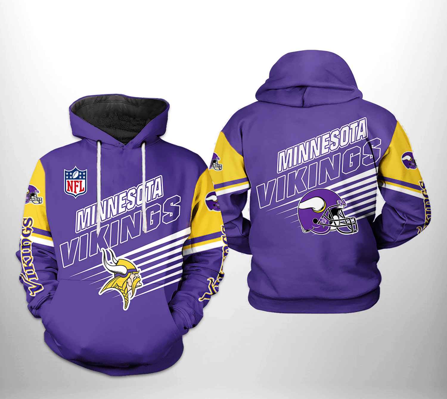 Minnesota Vikings Purple NFL Football Team Hoodie