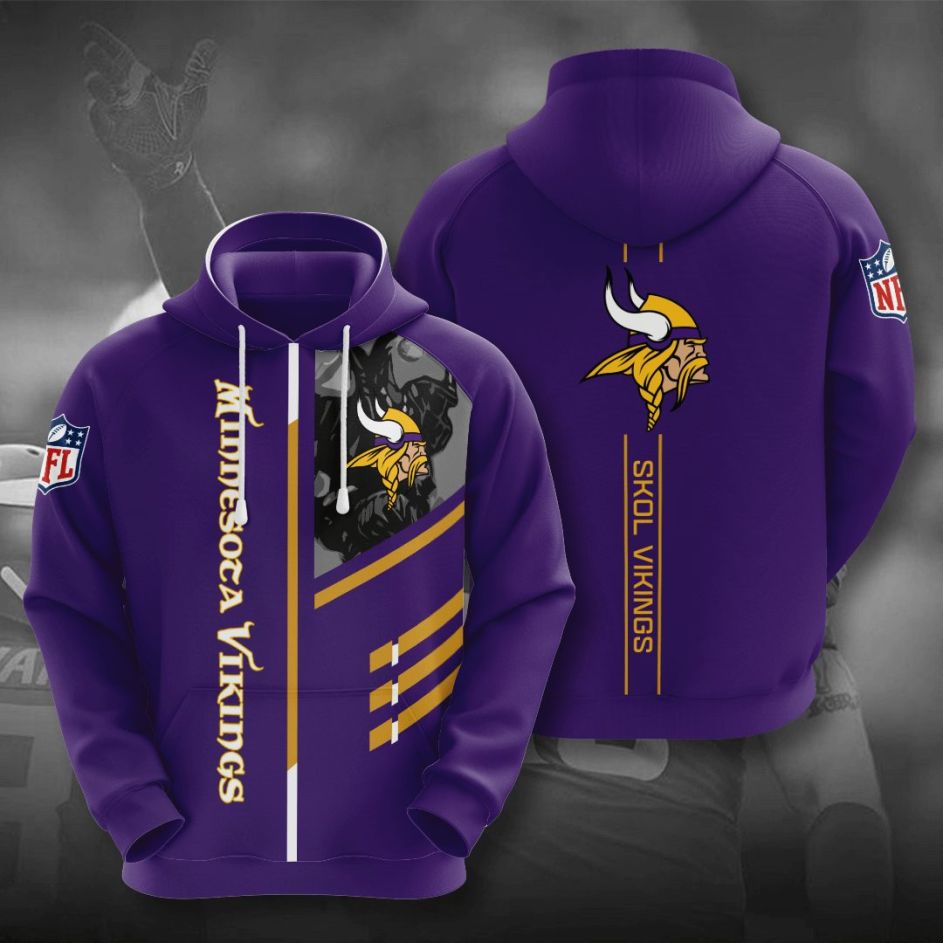 Minnesota Vikings Skol Vikings NFL Football Team Hoodie