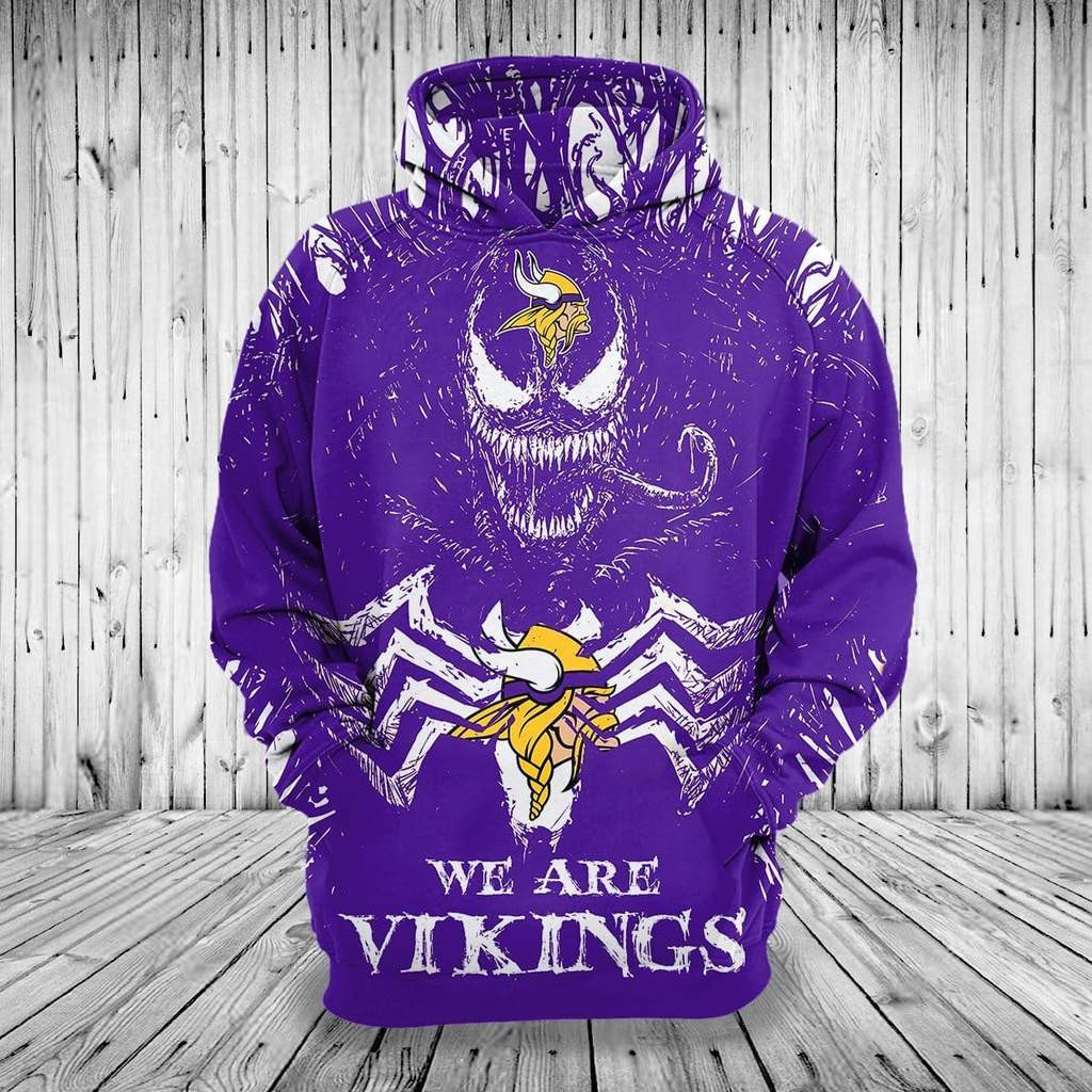 Minnesota Vikings Venom Hoodie Version 192