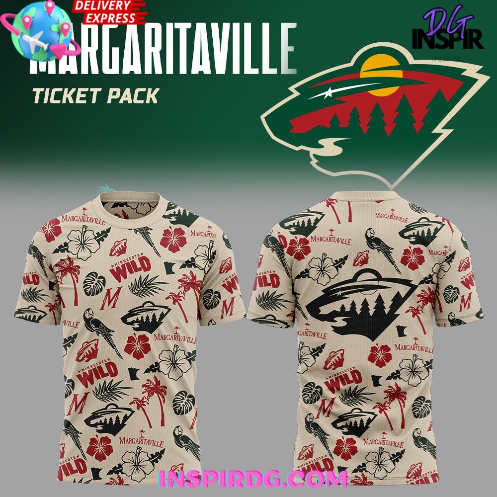 Minnesota Wild Margaritaville 2025 T-Shirt Gift For Sport Music Fans
