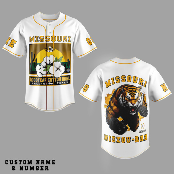 Missouri Tigers Baseball Jersey For Fans