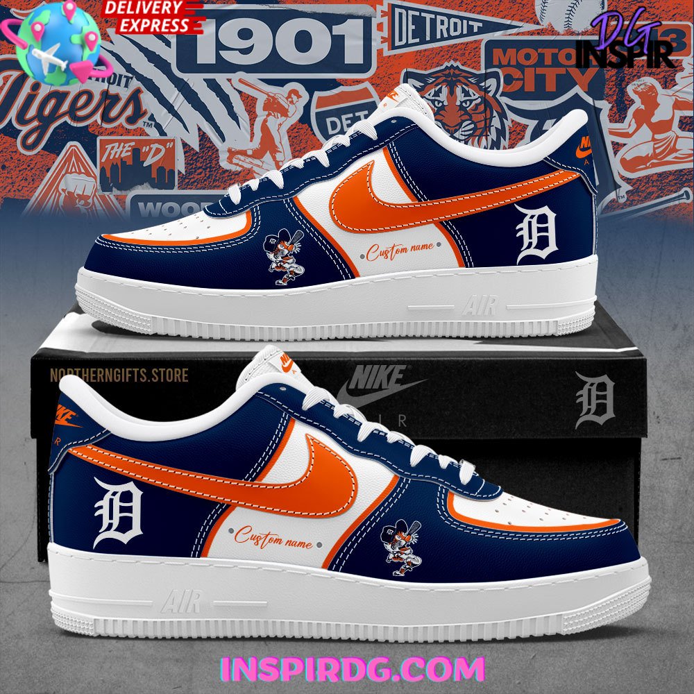 MLB Detroit Tigers x Limited Edition Air Force 1
