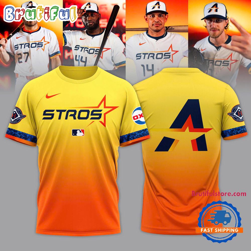 MLB Houston Astros 2025 City Connect The Next Frontier T Shirt