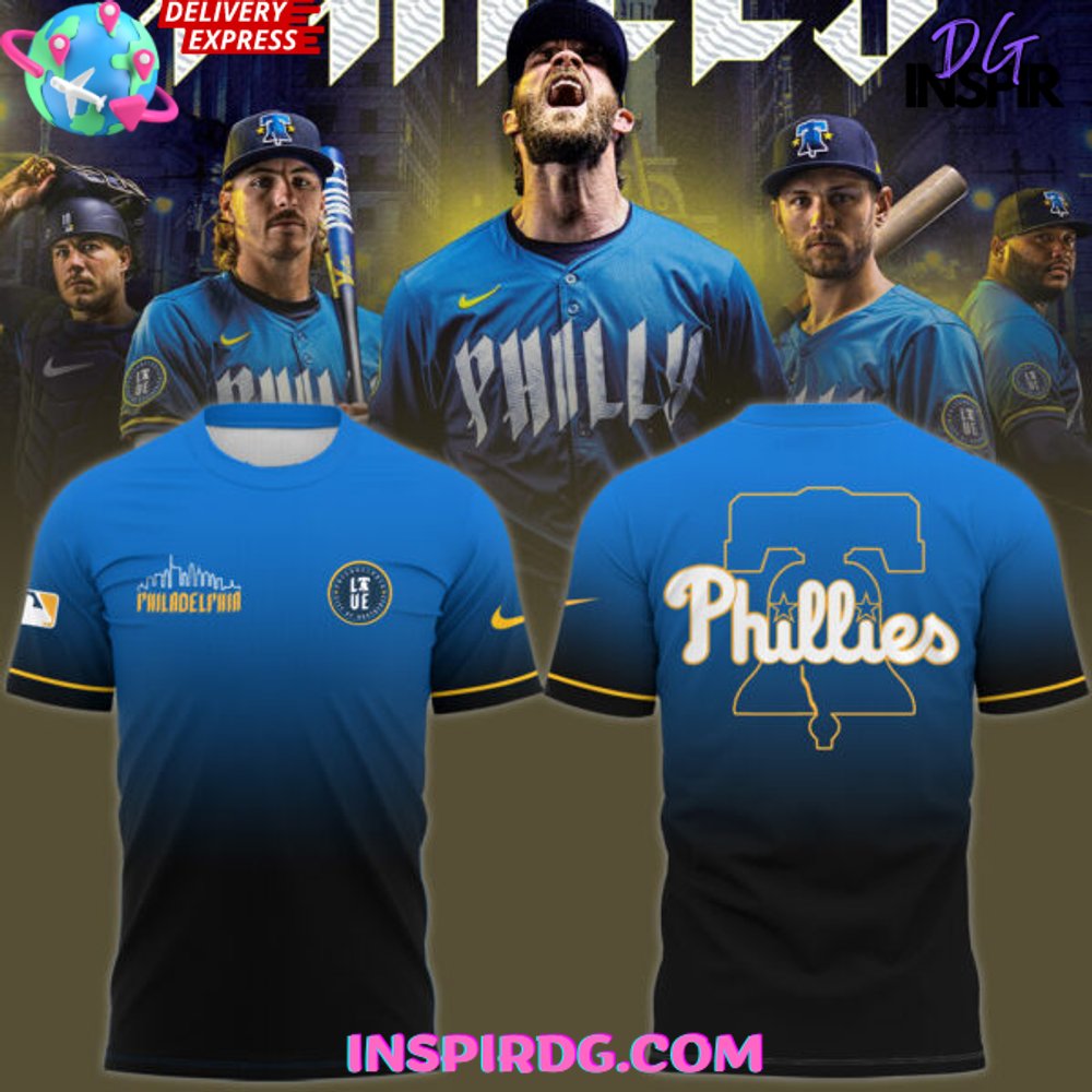 MLB Philadelphia Phillies City Connect 2025 T-Shirt Gift For Sport Music Fans