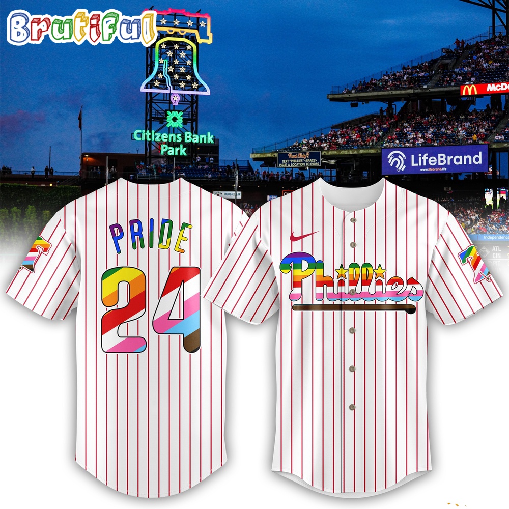 MLB Philadelphia Phillies Special Pride Night 2024 Baseball Jersey