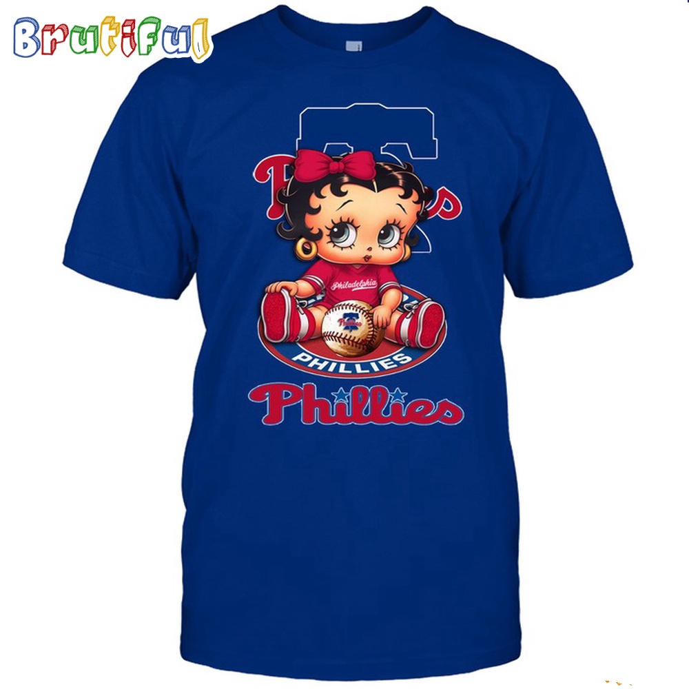 MLB Philadelphia T-Shirt Betty Boop Baseball Tshirt