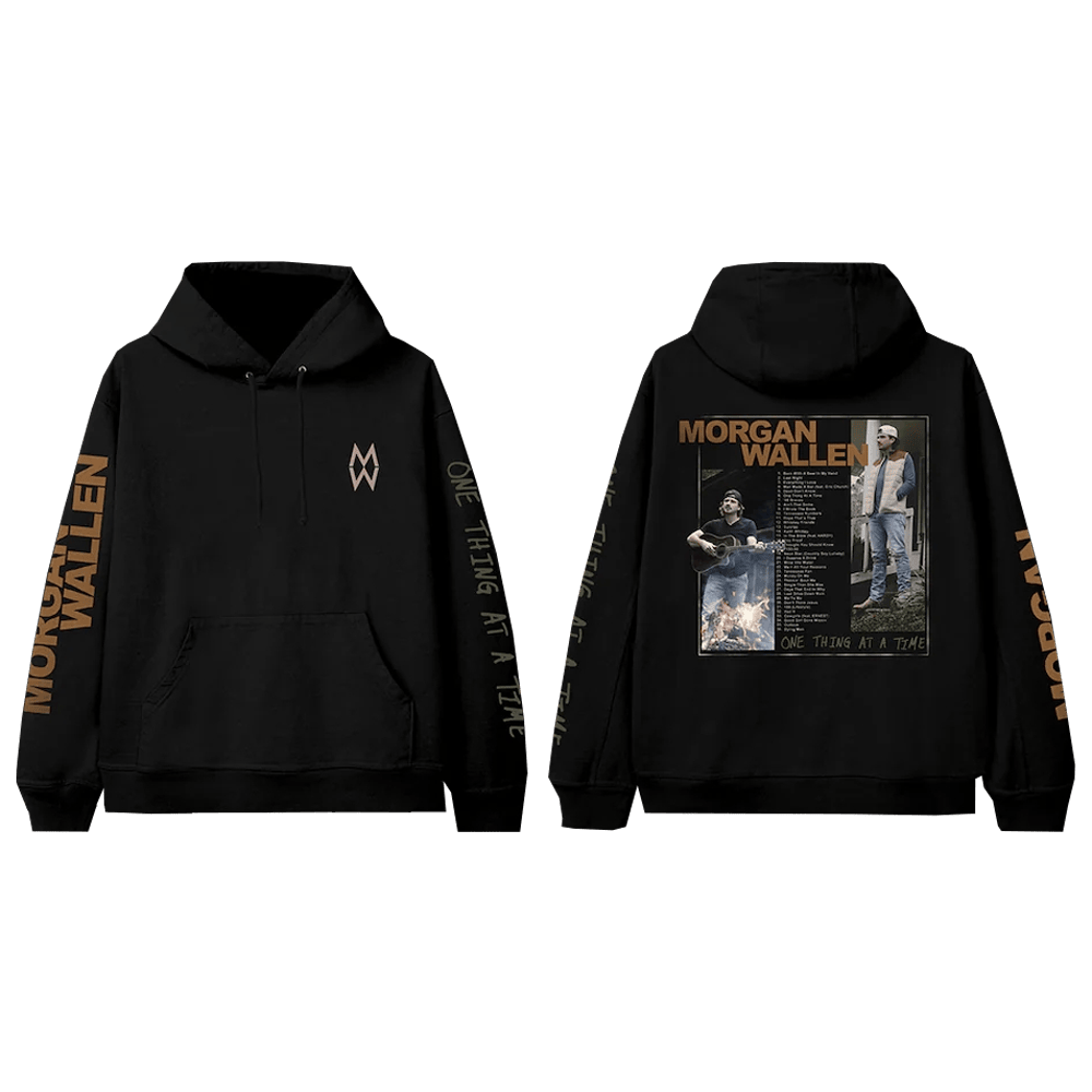 Morgan Wallen Aop Hoodie One Thing At A Time Tour Concert Hoodie Good Gifts For Dads