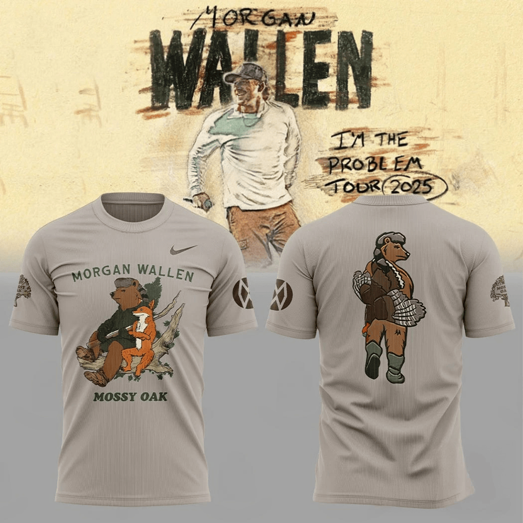 Morgan Wallen Mossy-Oak Iâ€™m The Problem Tour 2025 3D T-Shirt Gift For Fans