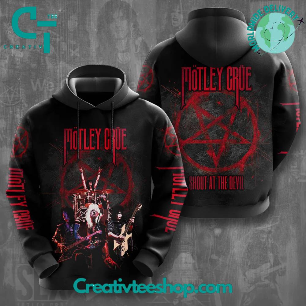 Motley Crue Shout At The Devil Hoodie