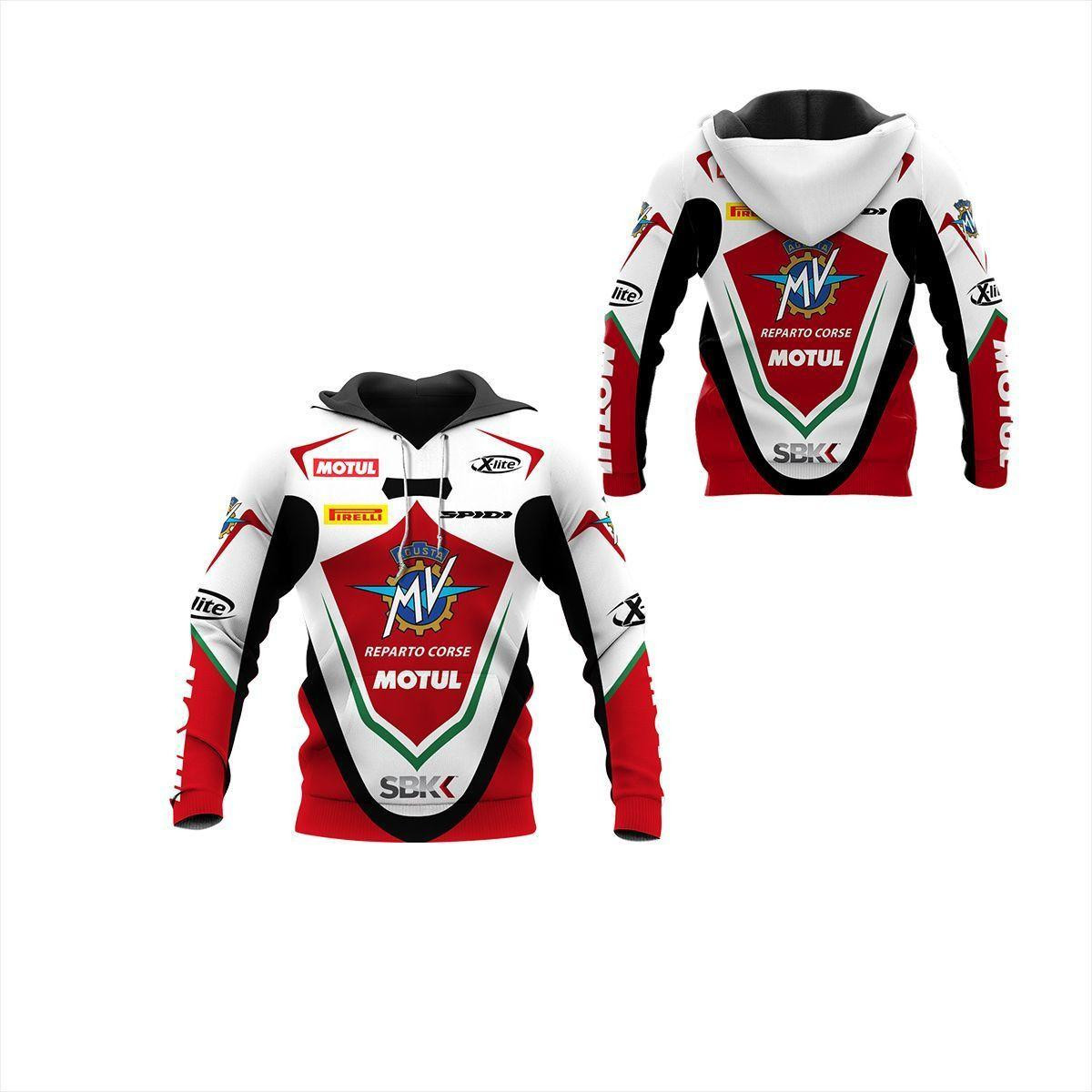 Mv Agusta Shirt Fan Gift 166 Version Unisex 3d Hoodie Zip Hoodie