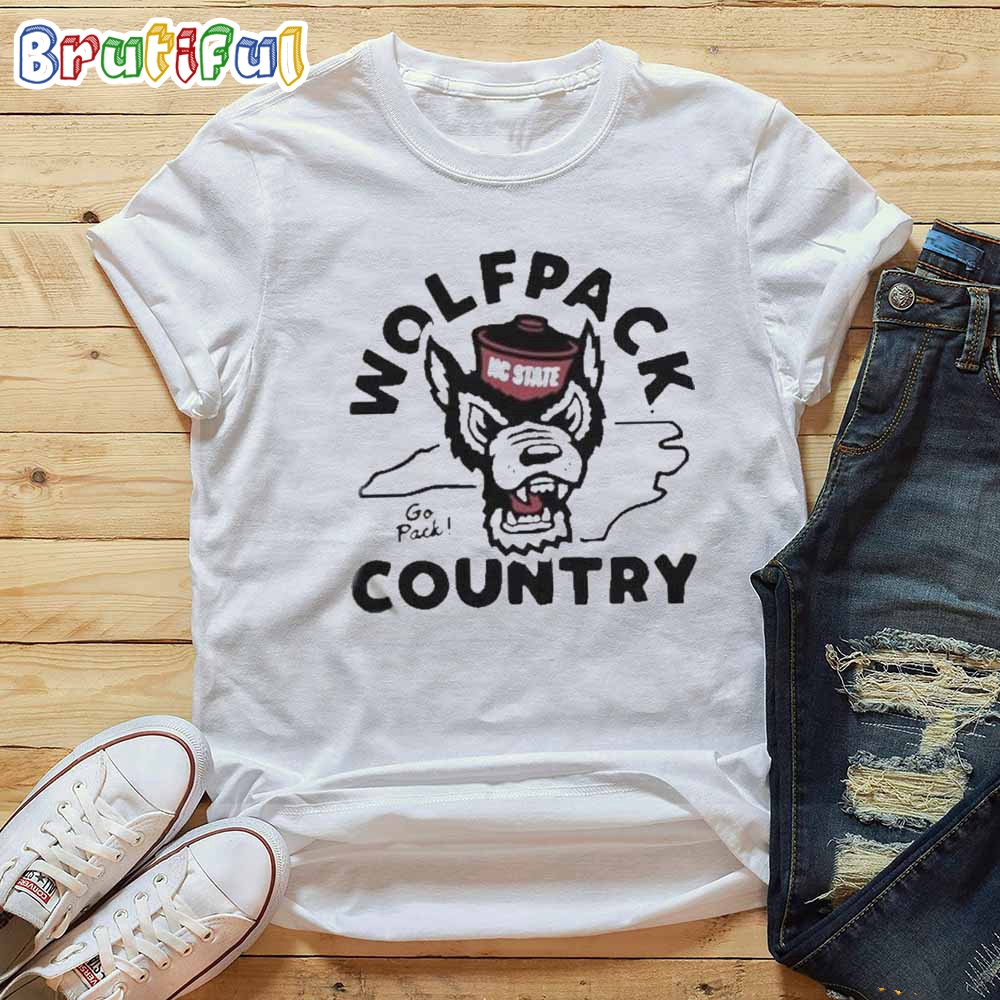 NC State Wolfpack Country Go Pack T Shirt