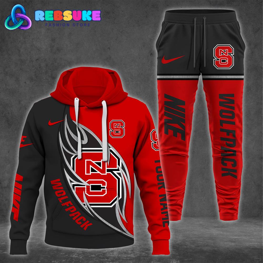 NC State Wolfpack NCAA 2024 Combo Hoodie, Pants Gift For Sport Music Fans