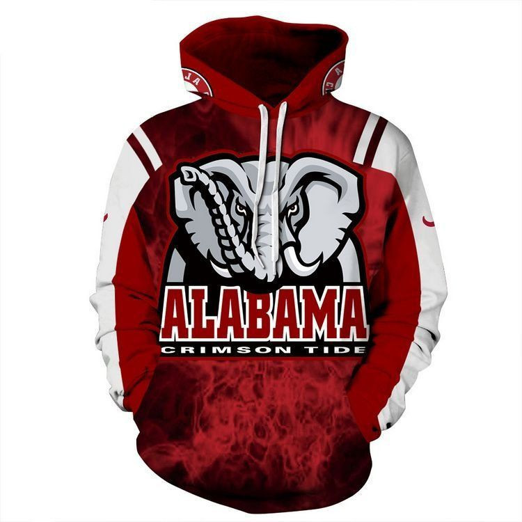 Ncaa- Alabama Crimson Tide Hoodie  Zip Hoodie Version 1336