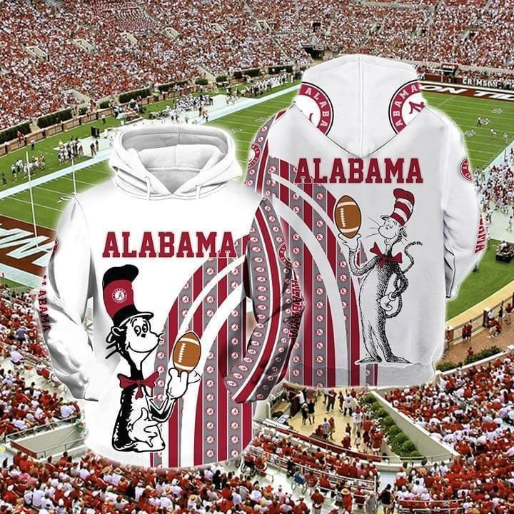 Ncaa- Alabama Crimson Tide Hoodie  Zip Hoodie Version 1340