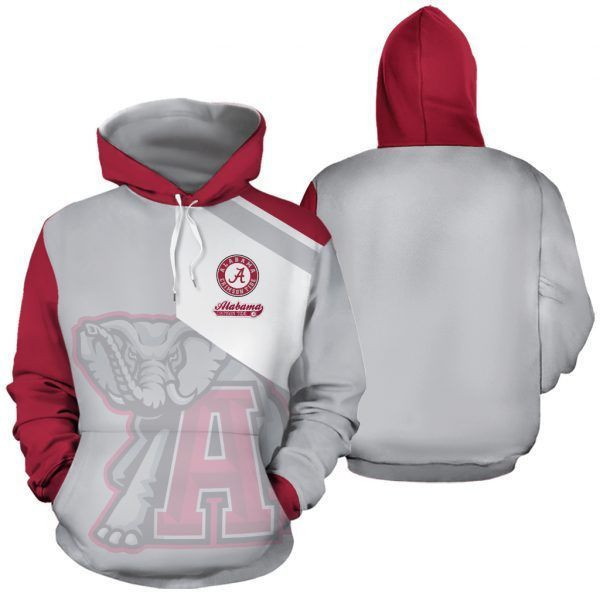 Ncaa- Alabama Crimson Tide Hoodie  Zip Hoodie Version 1582