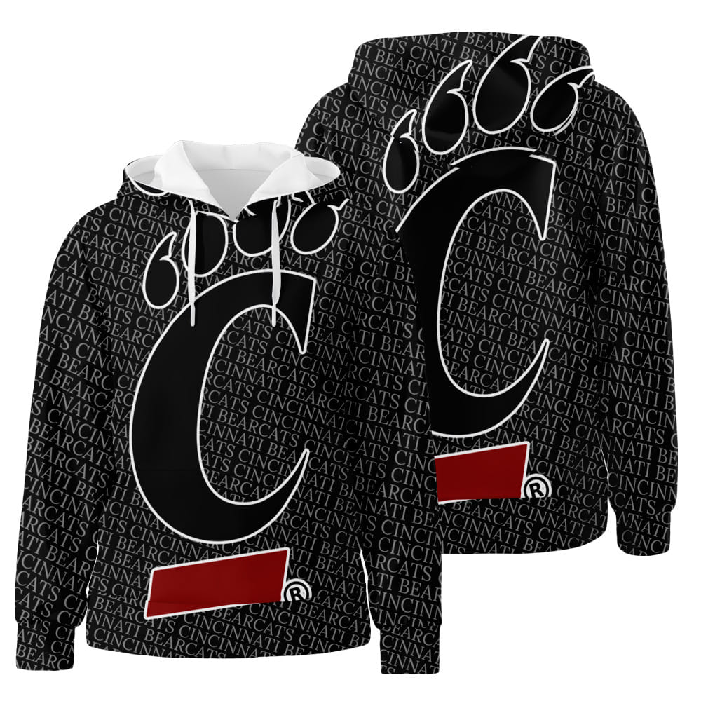 Ncaa Cincinnati Bearcats 1 Logo D Unisex 3D All Over Print Hoodie Zip-Up Hoodie