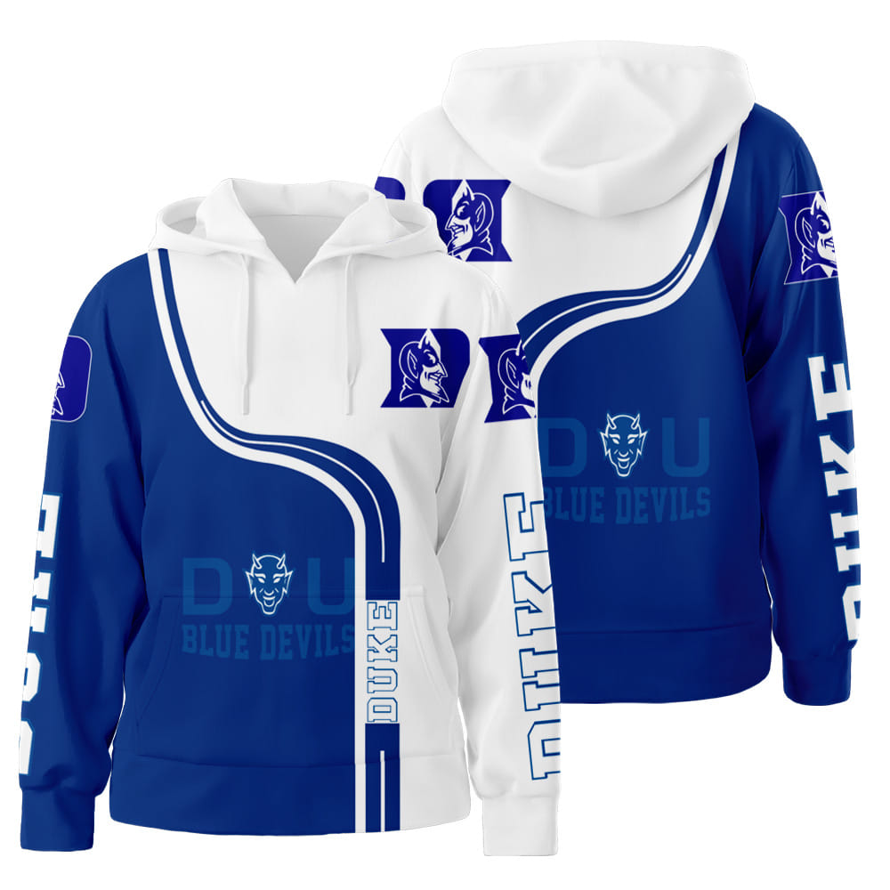 Ncaa- Duke Blue Devils Version 3D All Over Print Hoodie Zip-Up Hoodie