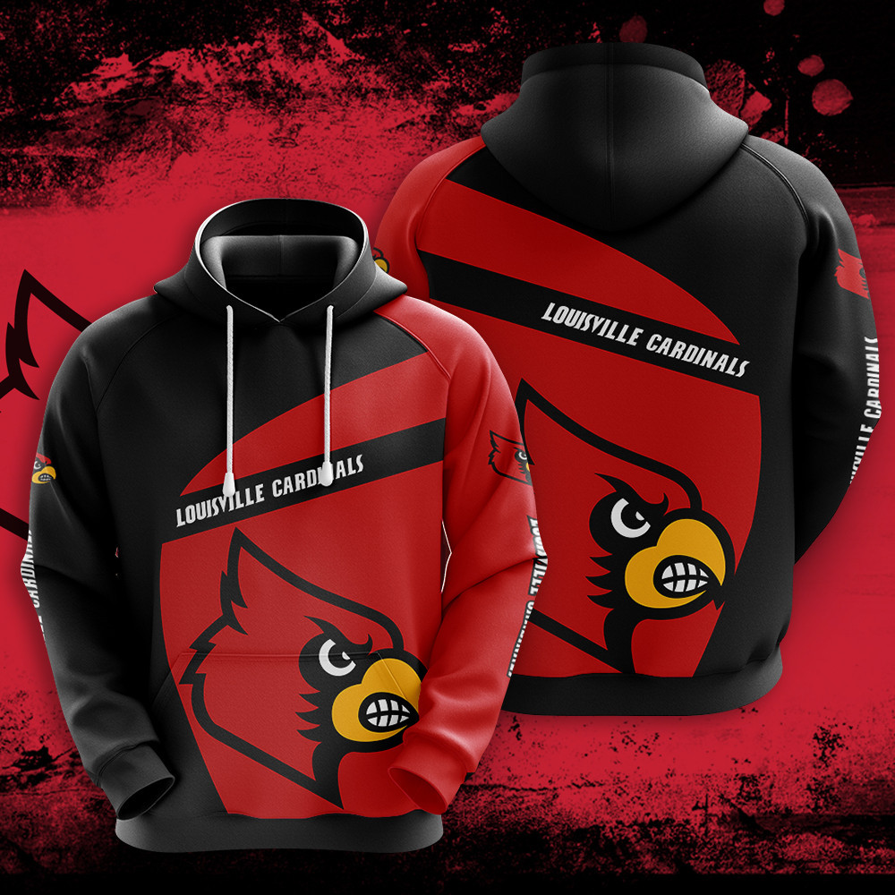 NCAA Louisville Cardinals 3D Hoodie