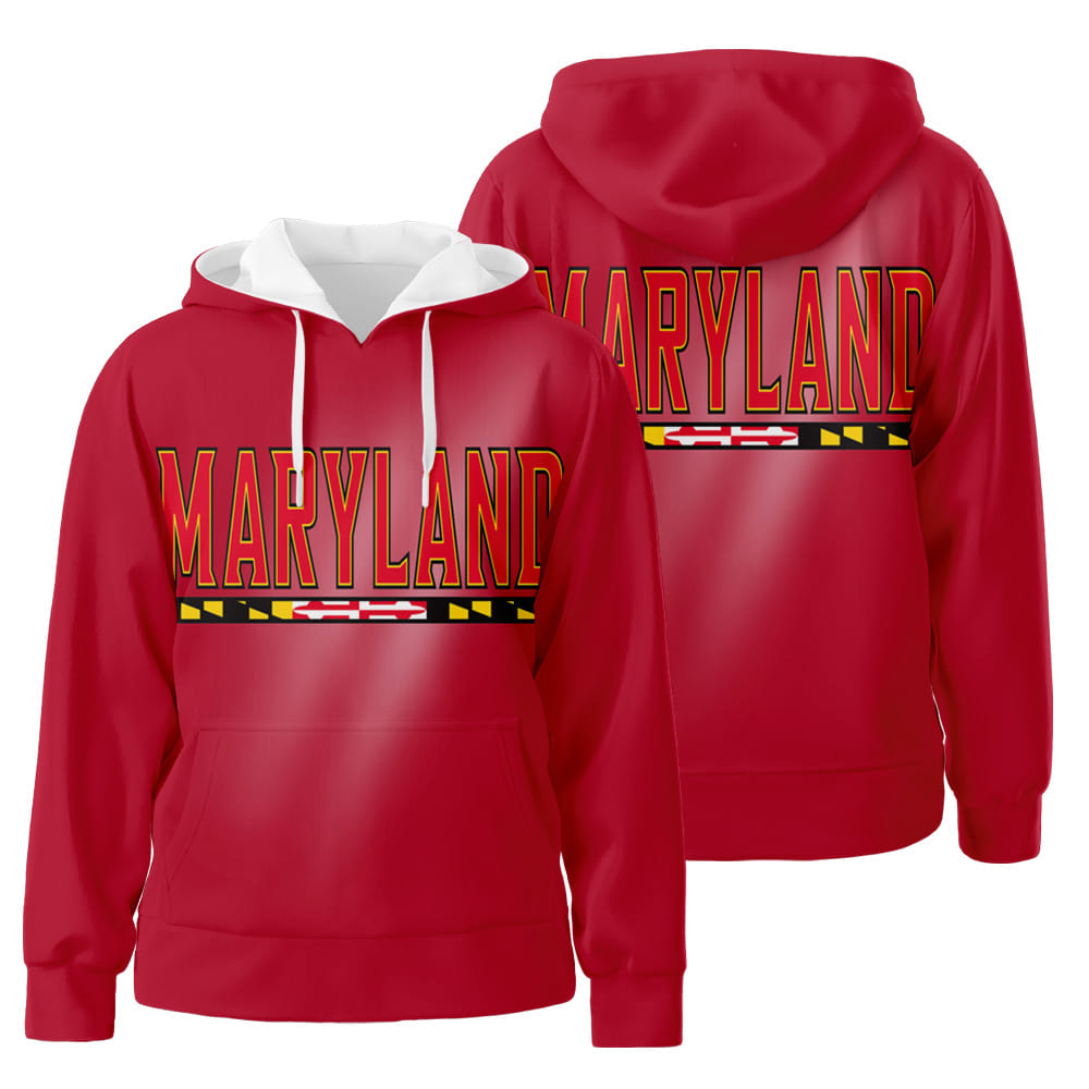 Ncaa Maryland Terrapins 1 Logo N Unisex 3D All Over Print Hoodie Zip-Up Hoodie