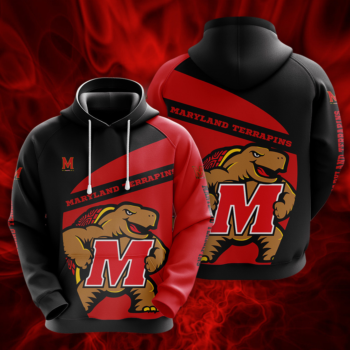 NCAA Maryland Terrapins 3D Hoodie
