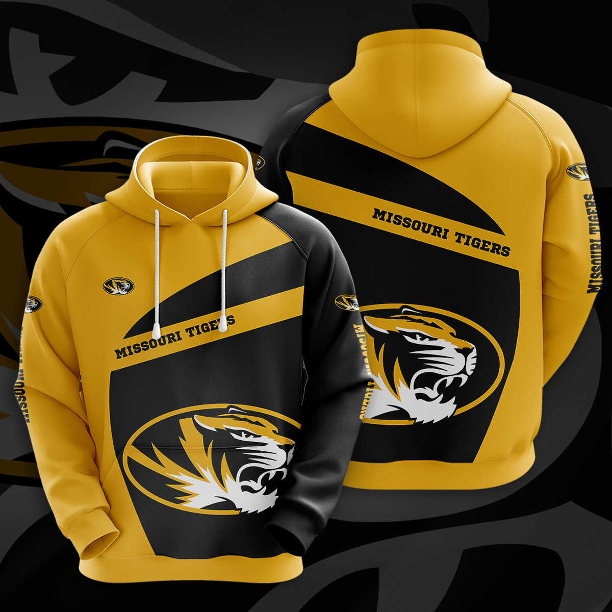 NCAA Missouri Tigers 3D Hoodie