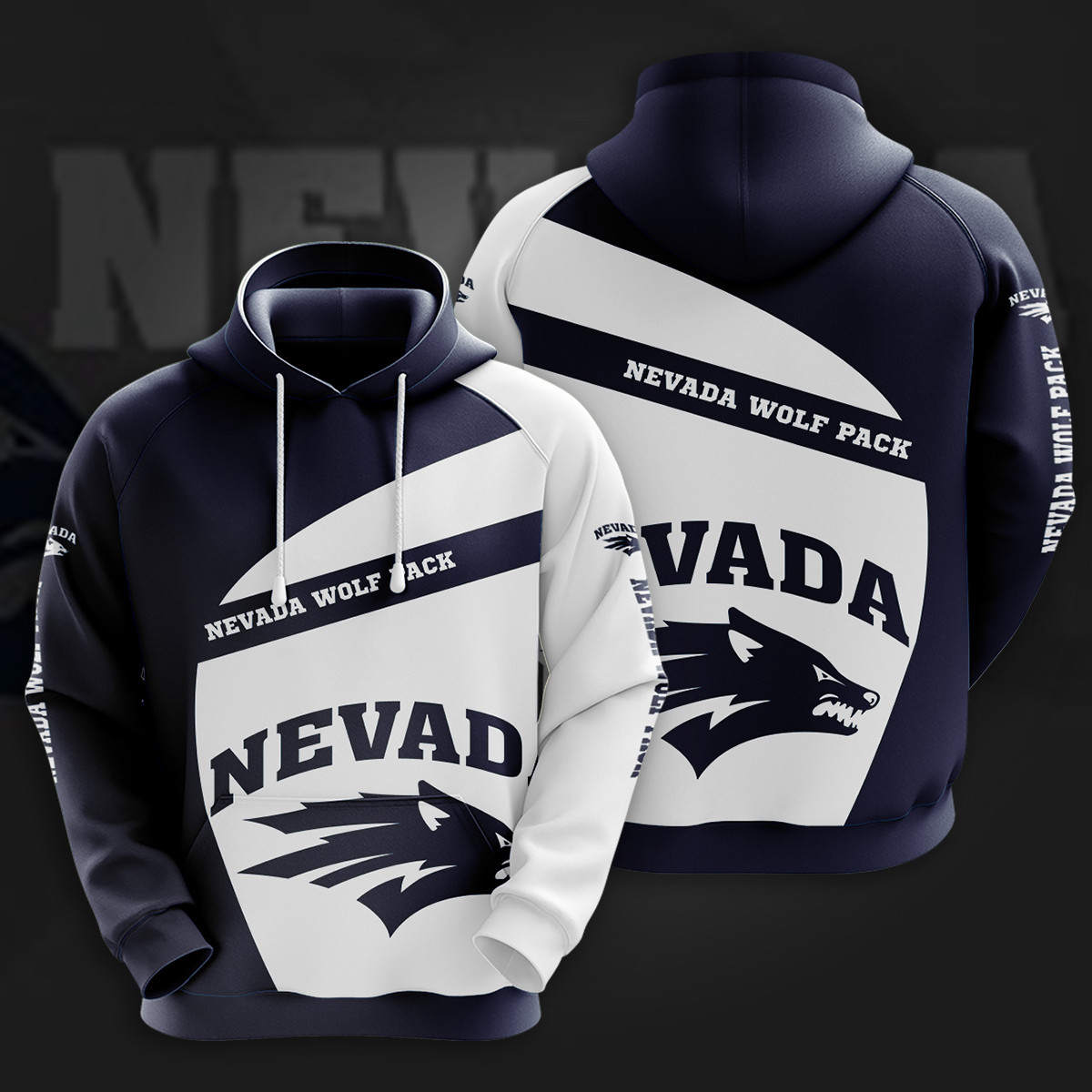 NCAA Nevada Wolf Pack 3D Hoodie