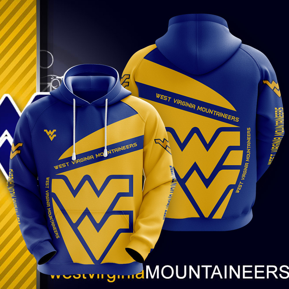 NCAA West Virginia Mountaineers 3D Hoodie