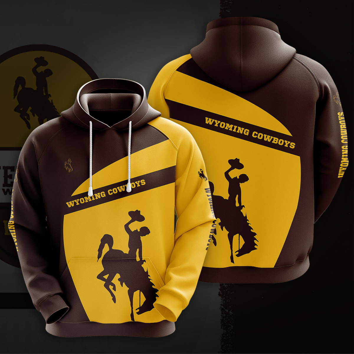 NCAA Wyoming Cowboys 3D Hoodie