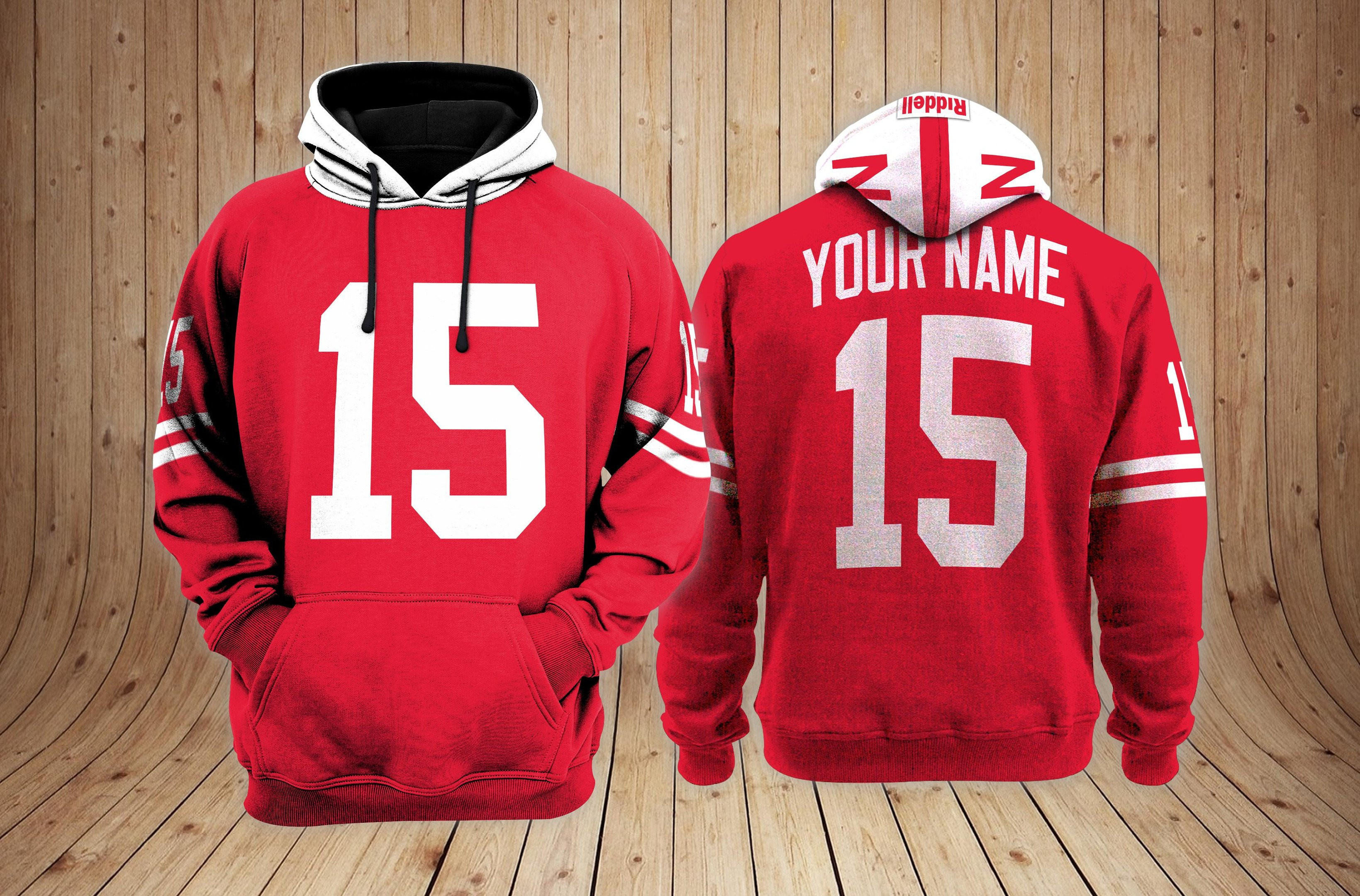 Nebraska Cornhuskers Football Custom 3D printed Sweatshirt Hoodie Zipped Hoodie
