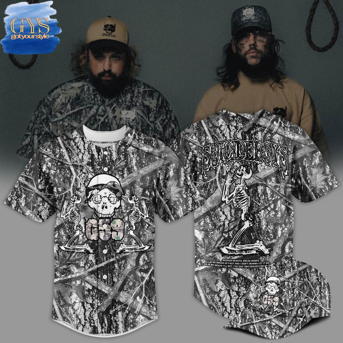New $uicideboy$ G59 Camo Special 2024 Baseball Custom Jersey Fan Gift