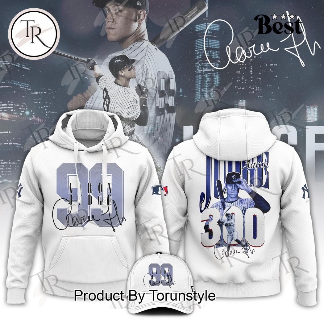 New 2025 Aaron Judge Signature No. 300 for No. 99 2024 Custom Hoodie