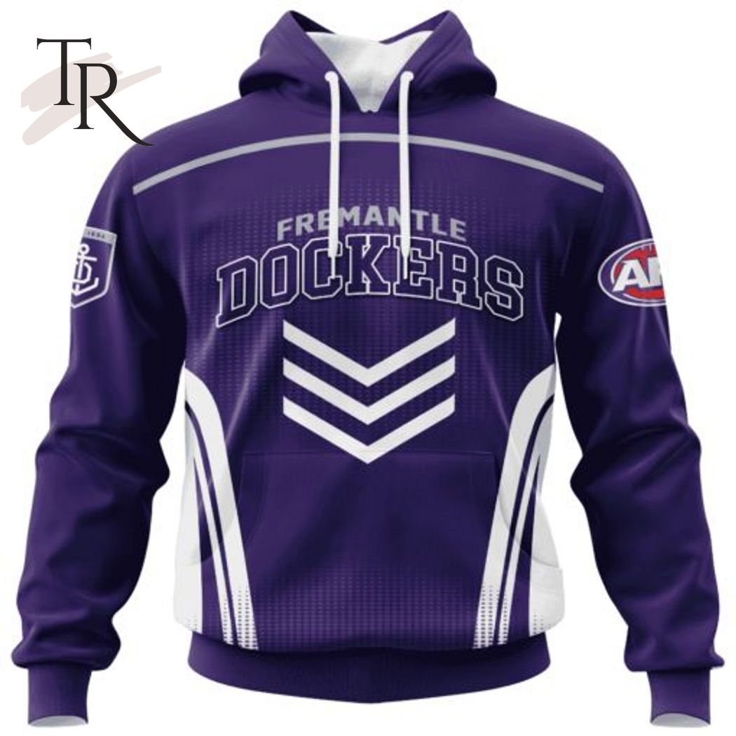 New 2025 AFL Fremantle Dockers Special Sideline Design Custom Hoodie