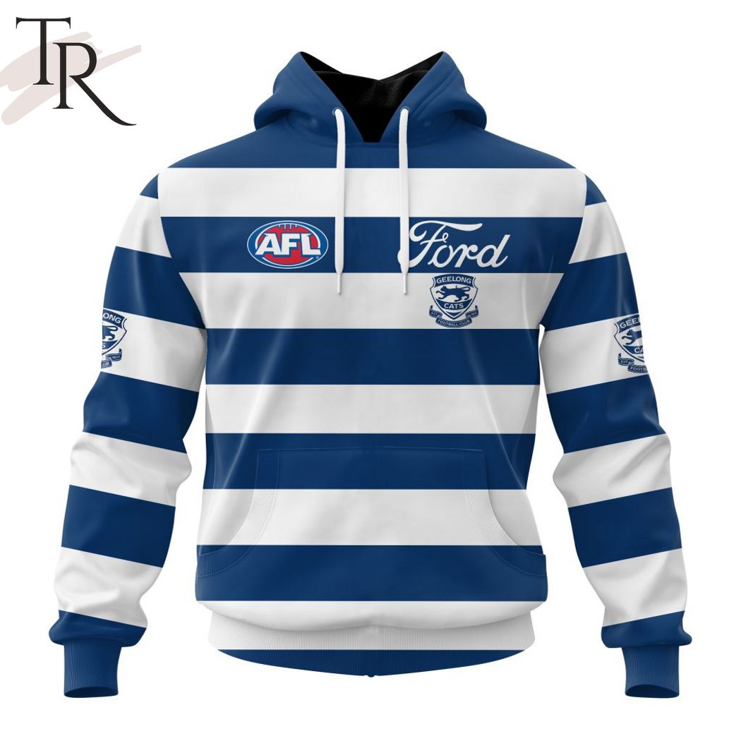 New 2025 AFL Geelong Cats Personalized 2024 Home Custom Hoodie