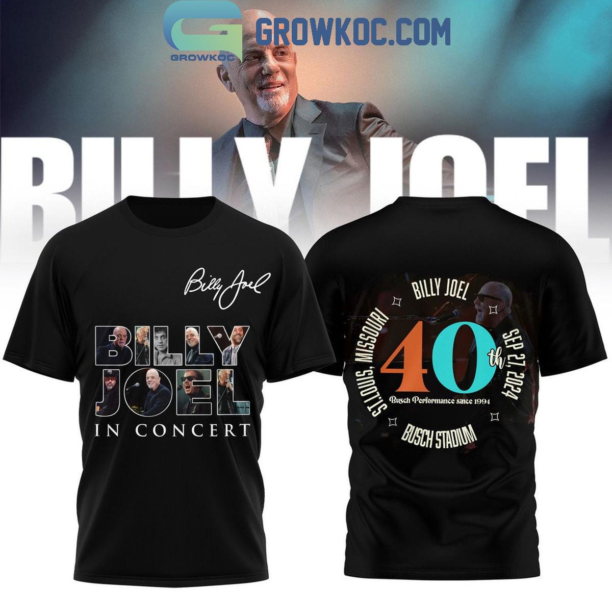 New 2025 Billy Joel In Concert 40 Busch Performance Since 1994 Custom Hoodie T-Shirt
