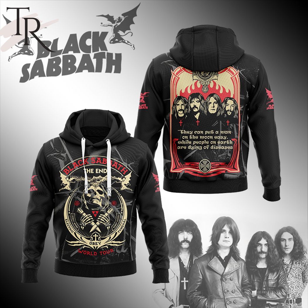 New 2025 Black Sabbath The End World Tour Custom Hoodie